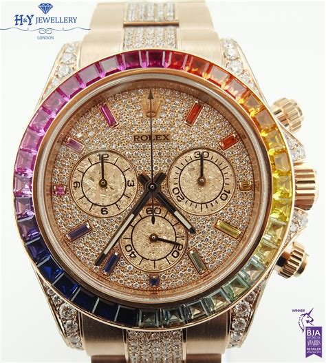 diamond rainbow rolex|rainbow diamond rolex price.